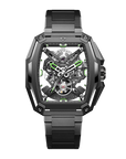 CIGA design SKELETON AUTOMATIC WATCH HUNTER TITANIUM - carbon Z041-TIGR-1G