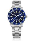 Aquatico Sea Dragon Tritium T100氣燈 潛水機械錶 Blue Dial