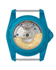 case back Boderry VOYAGER 72-Hours Titanium Automatic - BD-A19TBC-N03 Cerulean Blue