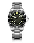 Aquatico Super Ocean Tritium T100 氣燈 潛水機械錶 Black Dial