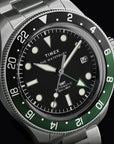 Timex Waterbury Heritage Automatic GMT 自動錶 - TW2Y60800 close up