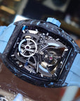 Bonest Gatti 現貨發售 酒桶形碳纖維自動陀飛輪手錶 BG7003-R2 GR