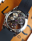 Agelocer 80-Hour Tourbillon Watch - Black Dial, Black Bezel, Rose Gold Case, Black Strap
