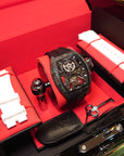 Bonest Gatti 現貨發售酒桶形碳纖維自動陀飛輪手錶 BG7003-R3 BK