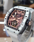 Bonest Gatti 現貨發售 酒桶形夜光碳纖維自動錶 東瀛武士-BG9008-R1 White