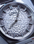 Bonest Gatti 現貨發售 冰裂紋一體式錶帶自動錶 BG8013-S2 Silver