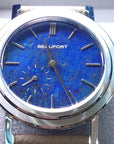 BEAUFORT Permian Rift - Azurite 藍銅礦, micro rotor with steel bracelet