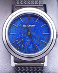 BEAUFORT Permian Rift - Azurite 藍銅礦, micro rotor with steel bracelet