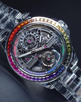 Bonest Gatti 72-Hour Rainbow Crystal Automatic Tourbillon BG7007-G1
