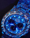 Bonest Gatti In Stock Daytona-style New Luminous Carbon Fiber Mechanical Chronograph Watch BG9012-C1