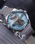 Bonest Gatti Hollowed Dial Integrated Strap Automatic Watch - BG8014-S1