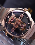 Bonest Gatti Hollow-Out Dial Integrated Strap Automatic Watch - BG8014-S3