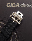CIGA design Vector Automatic Watch - Titanium V011-TIGR-6B