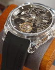 Agelocer Crystal Case 80-Hour Tourbillon - Black Dial - AL9101S11