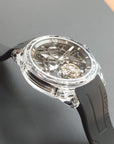 Agelocer Crystal Case 80-Hour Tourbillon - Black Dial - AL9101S11