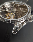 Agelocer Crystal Case 80-Hour Tourbillon - Black Dial - AL9101S11