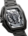 CIGA design SKELETON AUTOMATIC WATCH HUNTER TITANIUM - carbon Z041-TIGR-1G