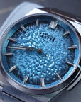 Bonest Gatti 現貨發售 冰裂紋一體式錶帶自動錶 BG8013-S3 Blue