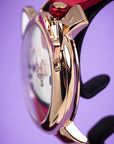 Gaga Milano x Hello Kitty玫瑰金殼紅色皮帶錶 5526HY01R0LSRM0