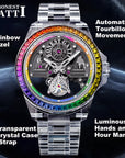 Bonest Gatti 72-Hour Rainbow Crystal Automatic Tourbillon BG7007-G1