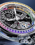 Bonest Gatti 72-Hour Rainbow Crystal Automatic Tourbillon BG7007-G1