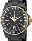 Vivienne Westwood Sloane 黑色陶瓷帶石英手錶 VV088RSBK