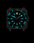 Aquatico Super Charger Steel Man Tritium T100氣燈 機械錶 Black Dial