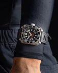 Aquatico Super Charger Steel Man Tritium T100氣燈 機械錶 Black Dial