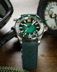 Aquatico Super Ocean Tritium T100 氣燈 潛水機械錶 Green Dial