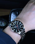Aquatico Atlas Tritium Watch Fumé Black Dial T100