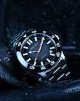 Aquatico Atlas Tritium Watch Fumé Black Dial T100