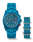 Boderry VOYAGER Chronograph Titanium - BD-M02TBC-03B Blue