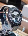 Cronus Art 碳纖計時機械錶白帶 CM002-15D