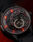 The Electricianz LED 夜燈半鏤空自動錶 Hybrid Mechanical Time Display 系列 E-Gun
