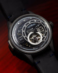 The Electricianz LED 夜燈半鏤空自動錶 Hybrid Mechanical Time Display 系列 E-Gun