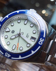 Signum cuda-steel-39mm-WHITE 全夜光自動錶 白色
