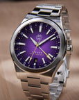 Henry Archer VERDEN TRUE GMT - PURPLE ECLIPSE (兩地時間GMT自動錶) HAC-VER-PCL-3LI
