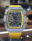 Bonest Gatti 酒桶形水晶多功能自動錶 BG5004-R3-Yellow