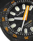 OVD SharkX 碳纖維黑隕石面機械錶-OS203