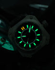 Aquatico Ironblock Tritium Blue Dial T100