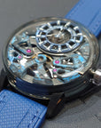 Bonest Gatti 現貨發售 透視夜光碳纖面機械錶 BG4002-R1 Blue