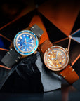 Signum Cuda Bronze-blue 42mm 青銅藍色馬賽克面自動錶