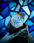 Signum Cuda Bronze-blue 42mm 青銅藍色馬賽克面自動錶