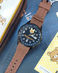 Rilakkuma 鬆弛熊 石英手錶- RK-1053A 啡