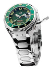 Nove Atlantean II Automatic 300m Diver watch - N003-07 Green