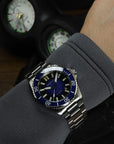 Aquatico Super Ocean Tritium T100 氣燈 潛水機械錶 Blue Dial