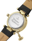 Vivienne Westwood Orb Heart 皮帶手錶 VV006GDBLK