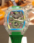 Bonest Gatti 酒桶形水晶多功能自動錶 BG6006-R5
