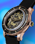 Spinnaker Fleuss 40 Automatic - Peanuts Snoopy Seaside Snorkel Limited Edition SP-5186-04 Rose Gold