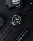 Aquatico T100+DLC Super Marine Titanium Tritium 5 級鈦合金超級夜光機械錶
